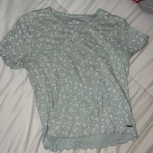 Mint green Hollister baby tee